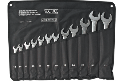 Set çelësa kombinues Topex 35D758, 13 copë, 13-32 mm