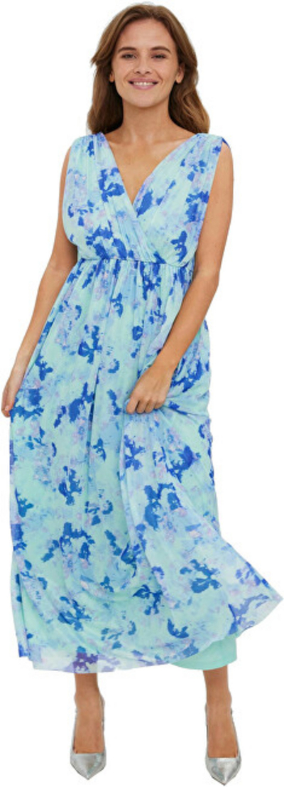 Fustan VERO MODA VMREY Regular Fit, i kaltër/gjelbër