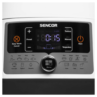 Multicooker 5,7 l, Sencor SPR 3600WH-MEG2, e Bardhë
