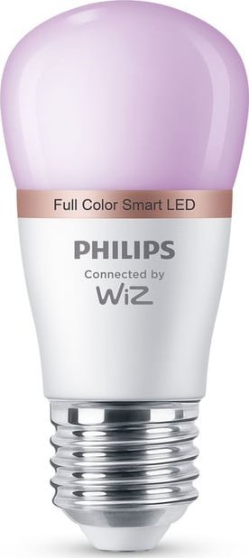 Llambë inteligjente Philips Bulb P45, E27, Wi Fi dhe Bluetooth, RGB, 4.9W