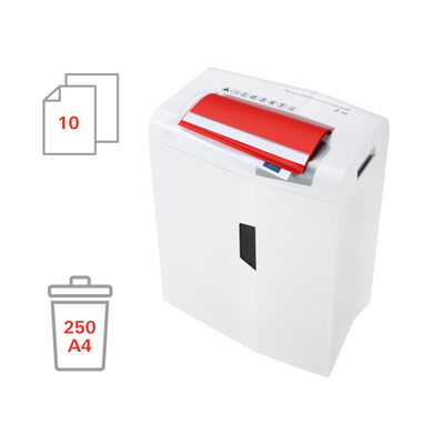 Shredder dokumentesh HSM Shredstar X10 P 4, 160W, prerje tërthore, i bardhë