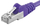 Kabllo rrjeti PremiumCord CAT6a S FTP, RJ45 RJ45, 0.25m, vjollcë