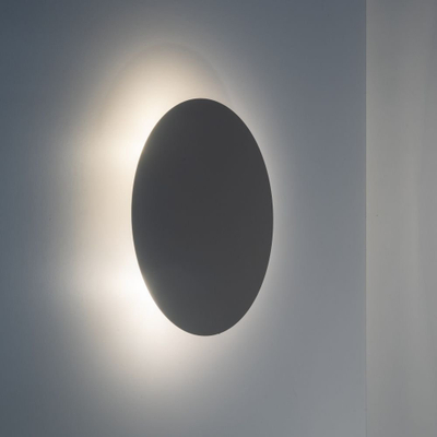 Aplike muri TK Lighting Luna, Ø 30 cm, çelik, bezhë
