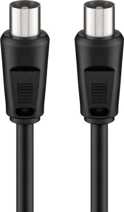 Kabllo antene Goobay 68145, 2.5m, 70dB, e zezë