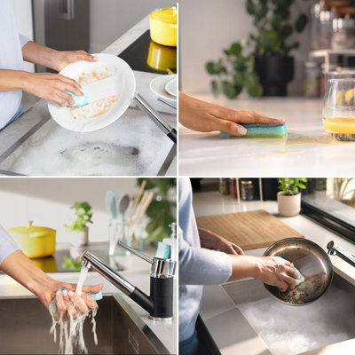 Sfungjer pastrimi Vileda Pro Clean, me enzima, set 2 copë