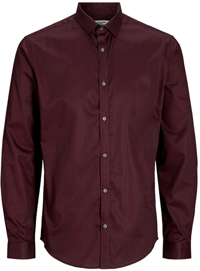 Këmishë për meshkuj Jack&Jones, e kuqe e errët