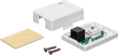 Prizë NetRack, surface-mount, 1xRJ45 8p8c