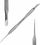 Shtytës kutikulash Staleks Pro Expert 52, dyanshëm, çelik inox, argjendtë