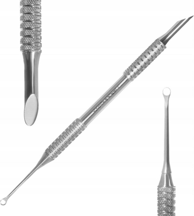 Shtytës kutikulash Staleks Pro Expert 52, dyanshëm, çelik inox, argjendtë
