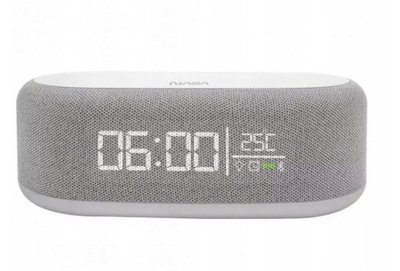 Ora me zile Nasa SPC400, bokse Bluetooth, karikim wireless 15W, me dritë LED
