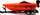 Set lodër LEAN Sport Camper 7536, anije motorike me fërkim, 1:48, e kuqe