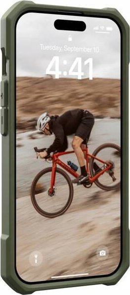 Këllëf telefoni UAG Essential Armor MagSafe, për iPhone 15 Pro Max, i ripunuar, jeshil