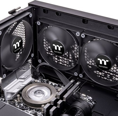 Ventilator PC Thermaltake CT140, 140mm, set me 2 copë, i zi