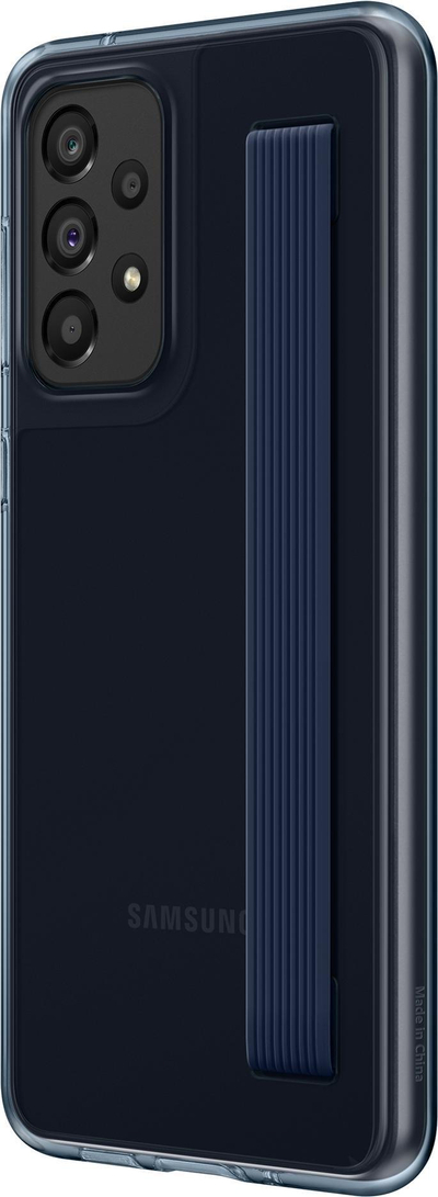 Mbrojtëse telefoni Samsung Slim Strap Cover për Galaxy A33, e zezë