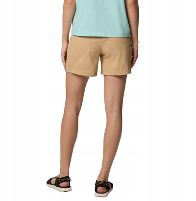 Pantallona të shkurtra Columbia Leslie Falls Short II W, për gra, najlon elastik, bezh