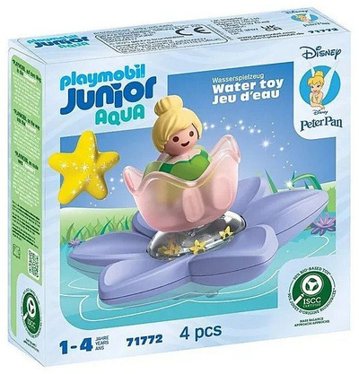 Lodër me ujë PLAYMOBIL Junior Aqua Disney Tinker Bell, lule që noton, nga 1 vjeç, shumëngjyrëshe