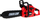 Lodër sharrë zinxhir Cayee Chain Saw, me tinguj, me syze mbrojtëse, e kuqe