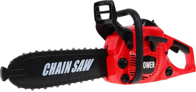 Lodër sharrë zinxhir Cayee Chain Saw, me tinguj, me syze mbrojtëse, e kuqe