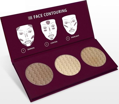 Paletë Affect Contour, 3x6g
