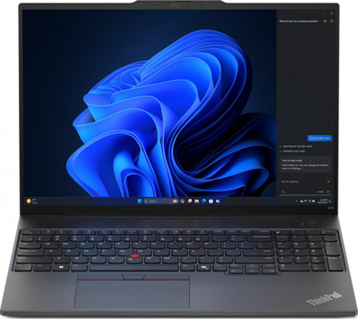 Laptop Lenovo ThinkPad E16, 16", AMD Ryzen 7 7735HS, 16GB RAM, 512GB SSD