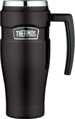 Gotë termike Thermos Waterproof Style, 0.47L, me dorezë, e zezë mat