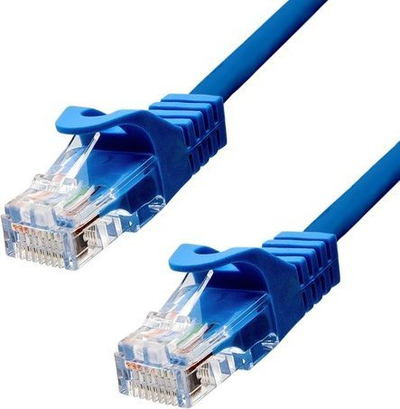 Kabllo rrjeti ProXtend CAT5e, U/UTP, 2m, blu