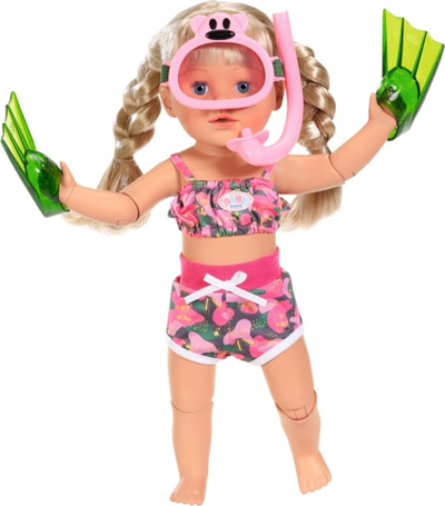 Kukull Zapf Creation BABY Born Big Sister Play &amp; Style, 43 cm, flokë bjonde