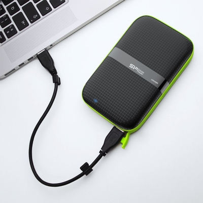 Hard disk i jashtëm Silicon Power Armor A60, 1TB, USB 3.1, i zi