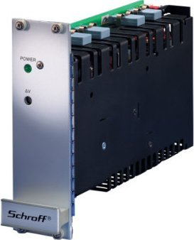 Furnizues energjie Schroff Maxpower MAX 2524, 100W, për raft kabinete 19", ngjyrë argjendtë