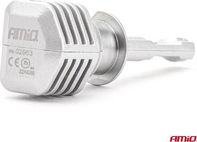 Llamba makine LED Amio X1 Series H1, set 2 copë, e bardhë