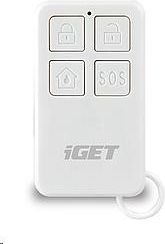 Telekomandë alarmi iGET SECURITY M3P5, për sistemet M3 M4, e bardhë