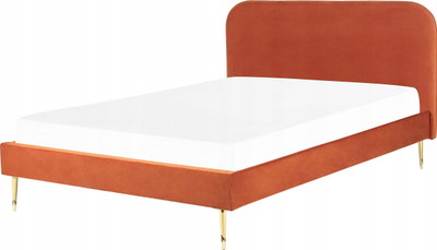 Shtrat kadife FLAYAT Velvet, 180 x 200 cm, Super King, portokalli