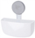 Полица за туш Bathroom Solutions, со вакуум, 16x7x17 cm, бела