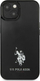 Mbulesë telefoni U.S. Polo Assn Horses për iPhone 13 6.1\", hardcase TPU, e zezë