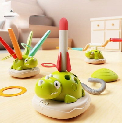 Lodër aftësie Bounn 3‑në‑1 Dinosaur, sportive, jeshile