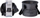 Kovë palosëse RedCliffs Camping Bucket, 8L, PVC, gri e errët