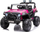 Makina elektrike për kalamaj BBH-016, 12V, xhip, rozë