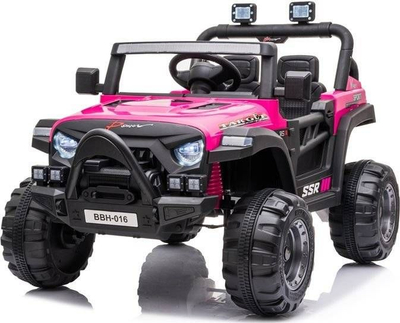 Makina elektrike për kalamaj BBH-016, 12V, xhip, rozë