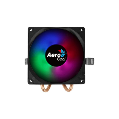 Ftohës CPU Aerocool PGS Air Frost 2 FRGB, për deri 110W TDP, me ndriçim FRGB, i zi