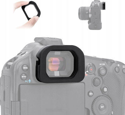 Eyecup kamerë JJC EC R1, për Canon EOS R1, gome, i zi