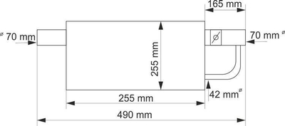 Marmitë TurboWorks me valvul, 2.75", çelik inoks, ngjyrë argjendi