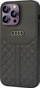 Këllëf telefoni Audi Genuine Leather për iPhone 14 Pro Max, lëkurë natyrale, i zi