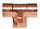 T-fiting bakri IbP Equal Straight Tee 5130 42, 3xLW, për tuba Cu-DHP, ngjyrë bakri