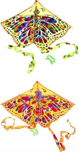 Fluturake Adar Butterfly, 73 cm, me pe dhe dorezë, shumëngjyrëshe