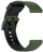 Rrip silikoni 4wrist për Suunto 9, 9 Baro, Spartan Sport, Suunto 7, i gjelbër/zi