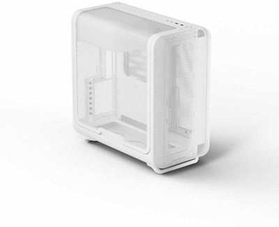 Куќиште за компјутер Hyte X50 Air Mid Tower, ATX, калено стакло, бело