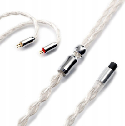 Kabllo kufjesh Kinera QoA RUM, 2 pin 0.78, plugje 2.5mm 4.4mm 3.5mm, ngjyrë argjendi