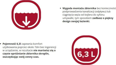 Bojler uji Ariston Lydos Hybrid WiFi 80, 1.2 kW, depozitë kondensimi 6.3 L, gri