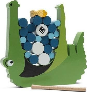 Lodër interaktive BS Toys GA348 Crocodile, me flluska, jeshile