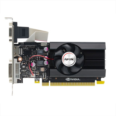 Kartë grafike AFOX GeForce GT 710, 4GB GDDR3, HDMI DVI, e zezë